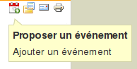 Icône Proposer un évènement